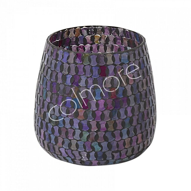 Colmore Votief meerkleurig mozaïekglas 16x16x16 cm