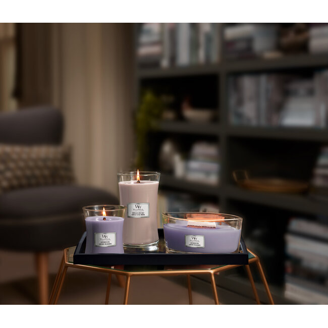 Woodwick Lavender Spa Medium Candle WoodWick© 60h.