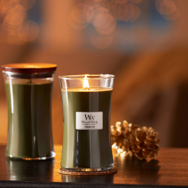 Woodwick Frasier Fir Large Candle WoodWick© 130h.