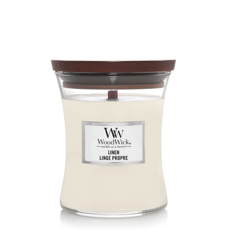 Woodwick Linen Medium Candle WoodWick© 60h. Woodwick Linen Medium Candle WoodWick© 60h.