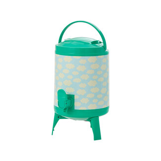 4L Drinks Cooler Tank Blue Cloud Print 4L Drinks Cooler Tank Blue Cloud Print