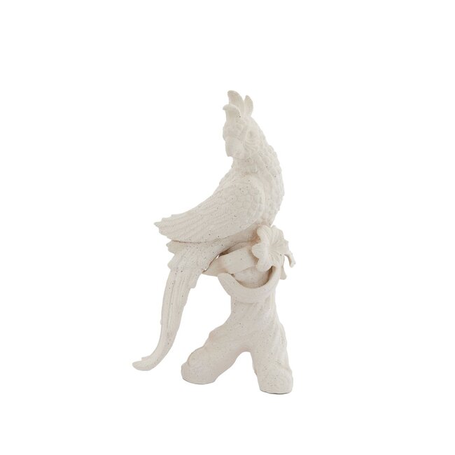 Light & Living Ornament 22,5X14X39 cm Bird Keramiek Mat Crème