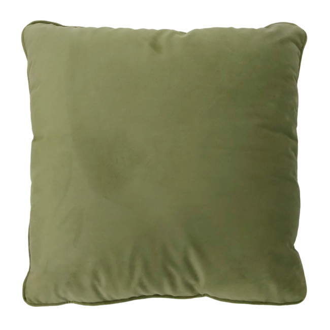 Colmore Cushion camouflage green matt velvet 50x50