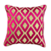 Colmore Kussen mint groen/fuchsia fluweell 50x50