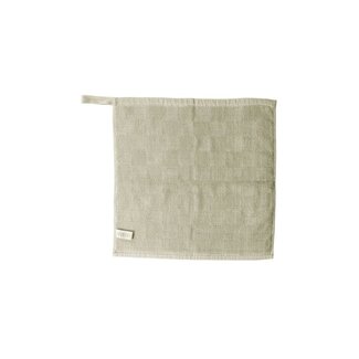 Zusss handdoek geblokt krijt