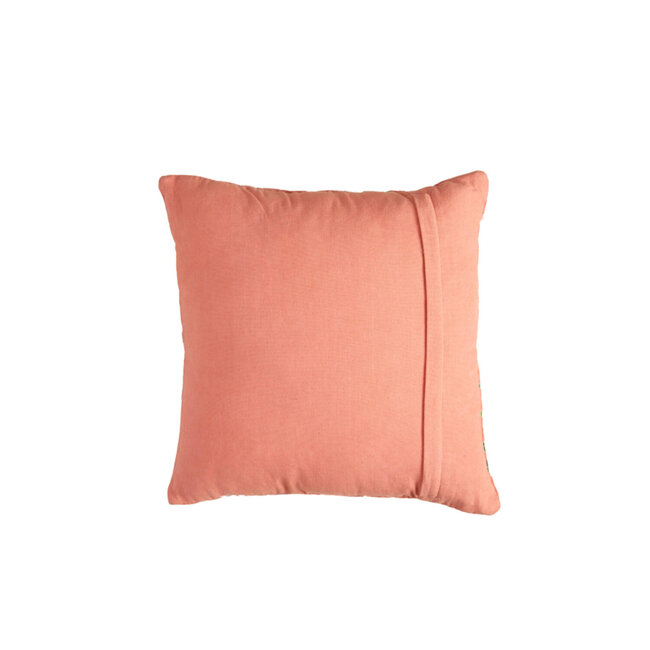 Light & Living Kussen 45x45 cm TOMBA groen+koraal