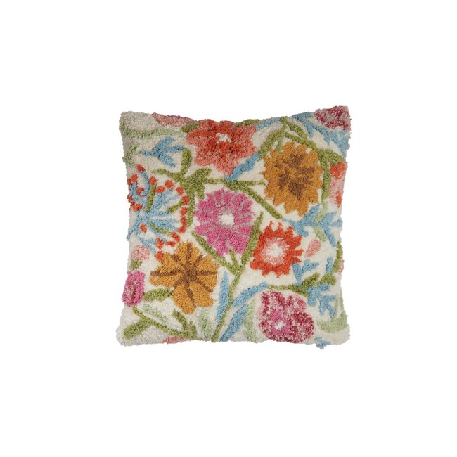 Light & Living Kussen 45x45 cm FOXTON crème+multi