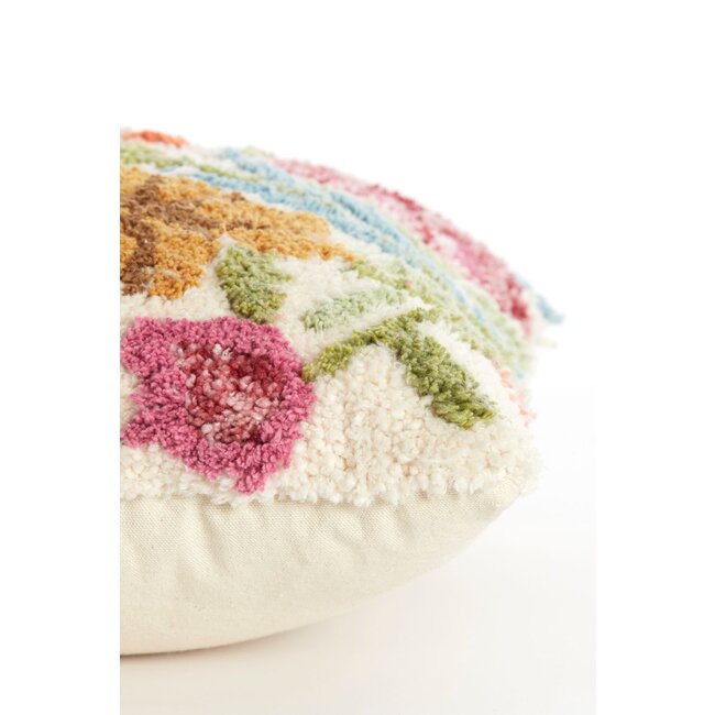 Light & Living Kussen 45x45 cm FOXTON crème+multi