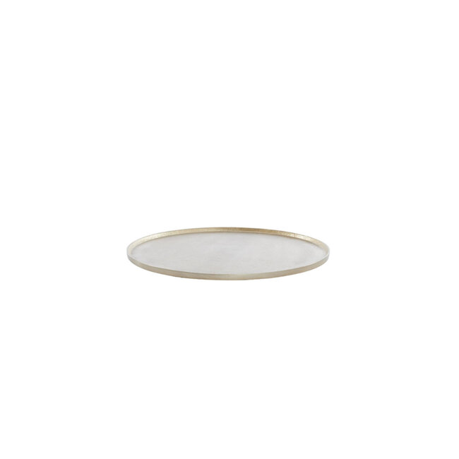 Light & Living Schaal Ø40x1,5 cm MAES licht goud