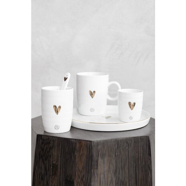 Zusss Theemok goud hartje