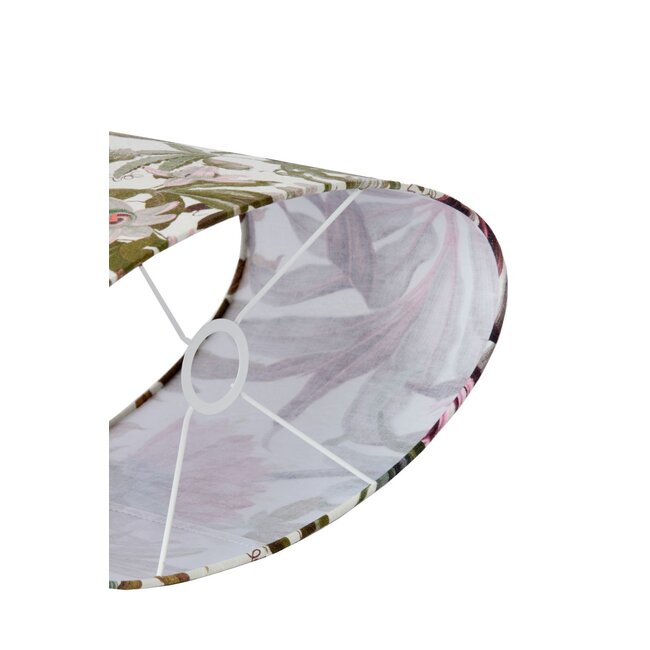 Light & Living Kap ovaal recht smal laag 38-17,5-19 cm ISADORE wit