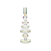 Voile Glazen Kandelaar met Parlemoer Effect – 27,5 cm