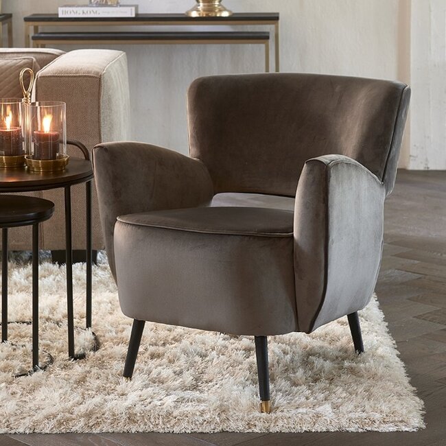 Riviera Maison Laurel Armchair Vel III Anthra