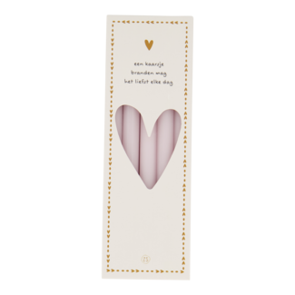 Zusss Doosje met 10 smalle kaarsjes zand