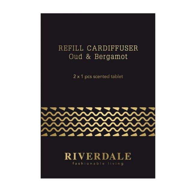 Riverdale Navulling Autoparfum Milou zwart