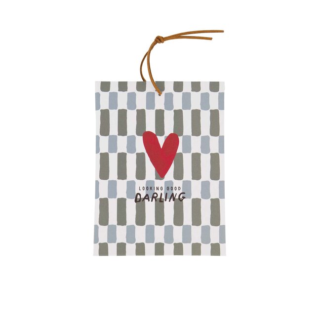 Zusss Geurzakje hartje darling grijs/groen