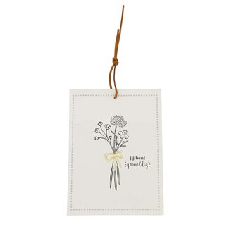 Zusss Geurzakje jij bent geweldig wit/zwart/goud