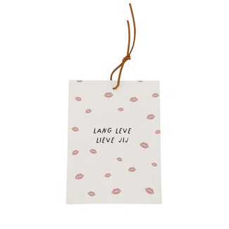 Zusss Geurzakje lang leve lieve jij wit/roze