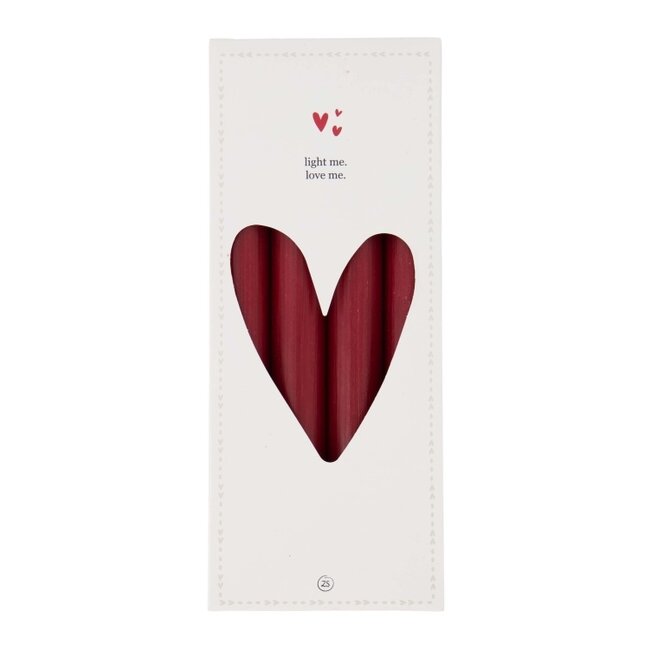 Zusss Set set van 4 rustieke kaarsen 20cm Port