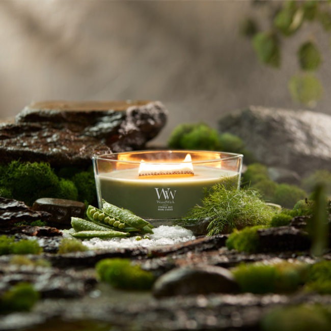 Woodwick Ethereal Haze Ellipse Candle WoodWick© 50h.