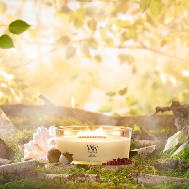 Woodwick Solar Haze Ellipse Candle WoodWick© 50h.