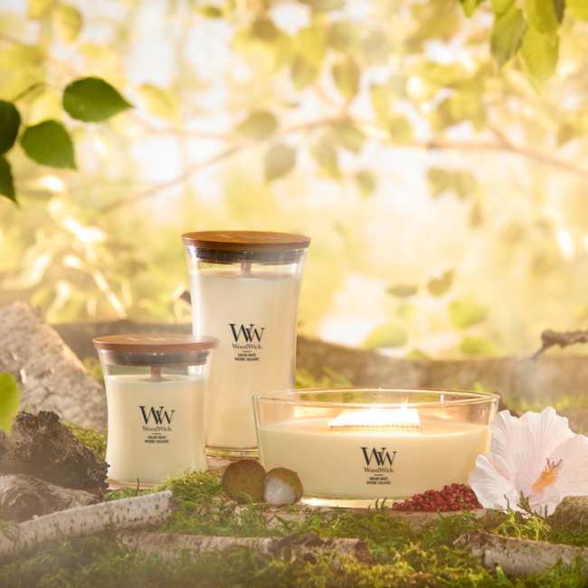 Woodwick Solar Haze Ellipse Candle WoodWick© 50h.