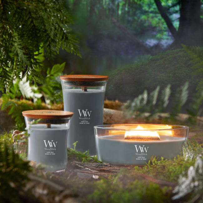 Woodwick Terra Haze Ellipse Candle WoodWick© 50h.