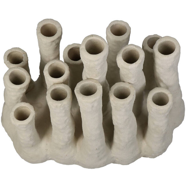 Kersten Ornament Koraal Ecru 27x16x24cm