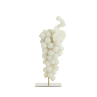 Light & Living Ornament op voet 15x13x35 cm GRAPE creme+antique bronze