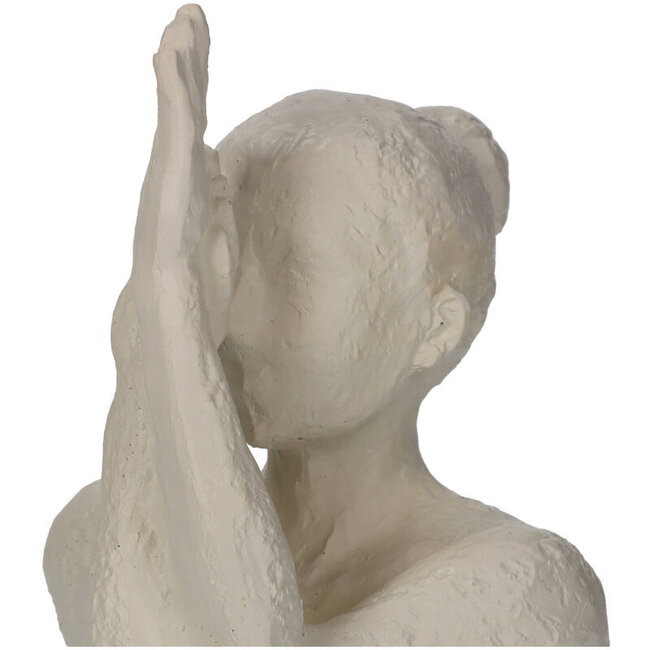 Kersten Ornament Vrouw Yoga Ivoor 18x15x24cm