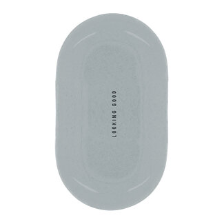 Zusss Serveerschaal looking good grijsblauw