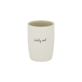 Zusss Koffiemok daddy cool wit/zand/zwart Zusss Koffiemok daddy cool wit/zand/zwart
