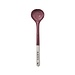 Zusss Lepeltje keramiek happy wit/burgundy