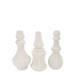 Mika Nordic Sand Vase Curves 3 ass. 13x25 cm