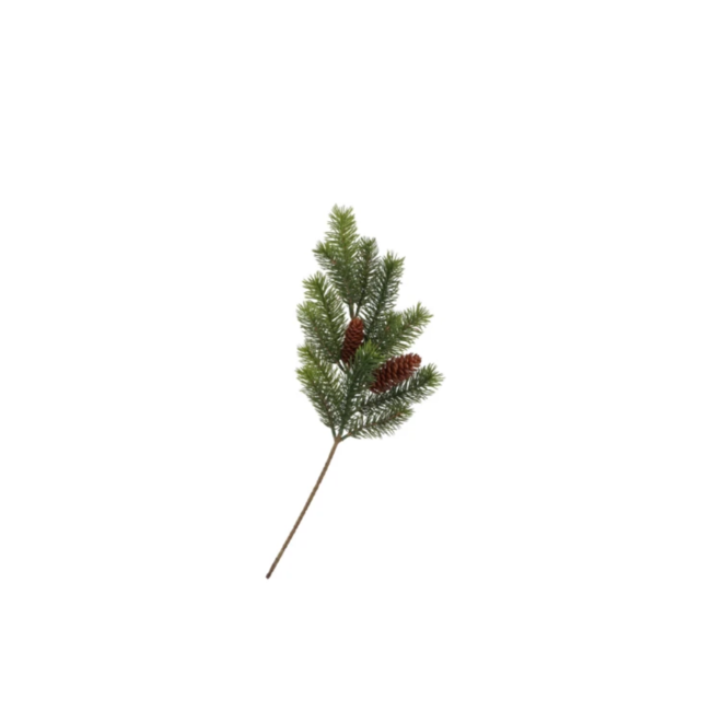 Silk Pine with Cone 48 cm