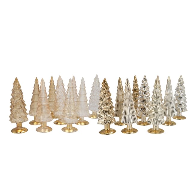 Twinkle Cosy Sand mix glass tree shiny 10x30 cm
