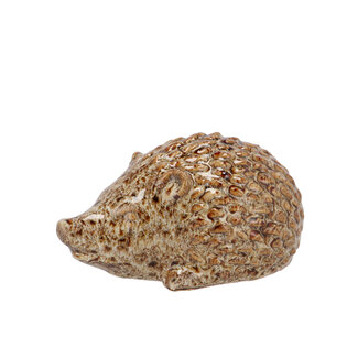 Hedgehog Glaze brown 16x9x8 cm