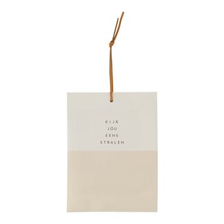 Zusss Geurzakje stralen wit/zand