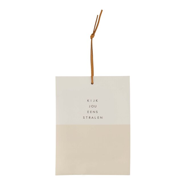 Zusss Geurzakje stralen wit/zand