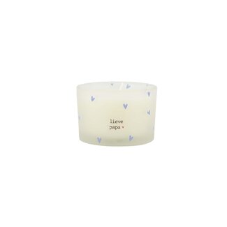 Zusss Geurkaars in wikkel lieve papa blauw Zusss Geurkaars in wikkel lieve papa blauw