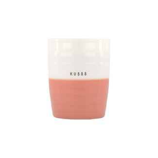 Zusss theemok kusss wit/oudroze