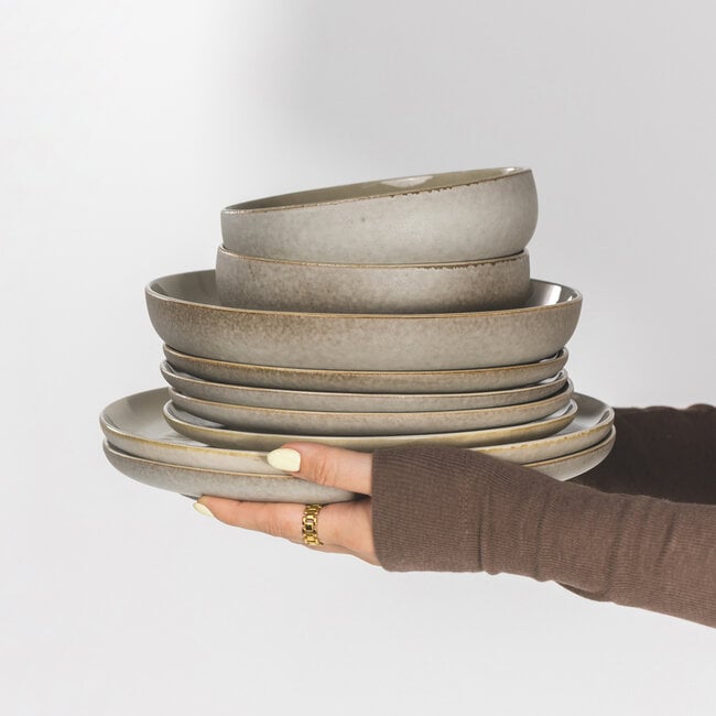 Riviera Maison Sevran Pasta Plate green