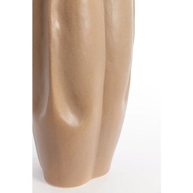 Light & Living Vaas deco 28X27,5X56 cm SANGULI keramiek grijs bruin