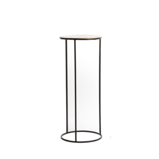 Light & Living Zuil 41x41x101 cm PRIMO antiek brons+zwart L