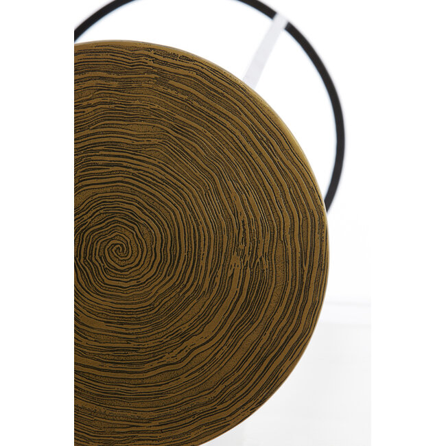 Light & Living Zuil 41x41x101 cm PRIMO antiek brons+zwart L