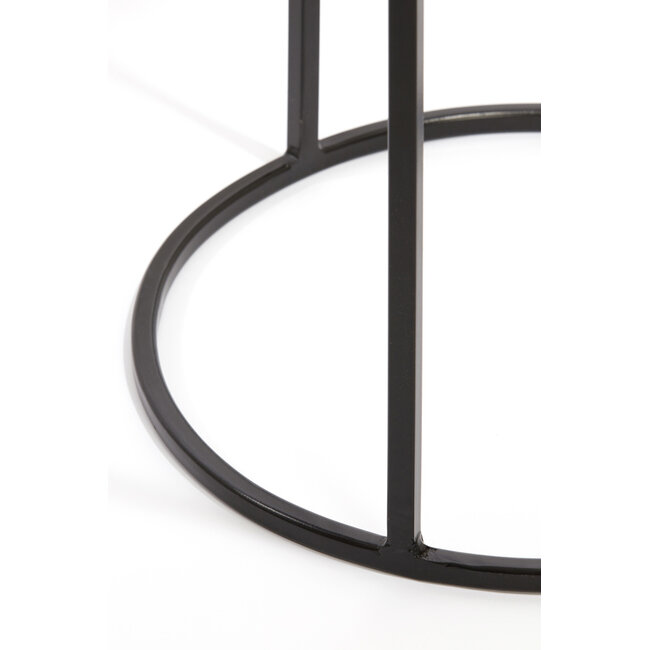 Light & Living Zuil 41x41x101 cm PRIMO antiek brons+zwart L