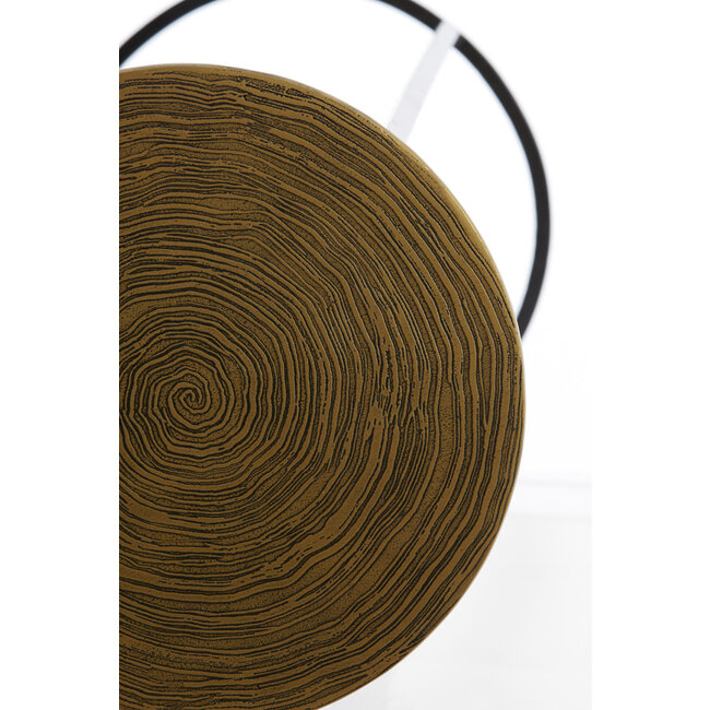 Light & Living Zuil 32x32x81cm PRIMO antiek brons+zwart S