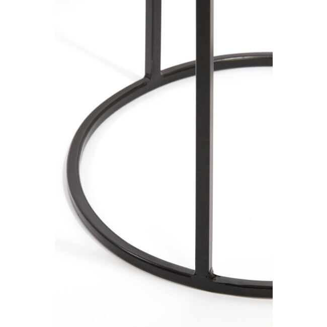 Light & Living Zuil 32x32x81cm PRIMO antiek brons+zwart S