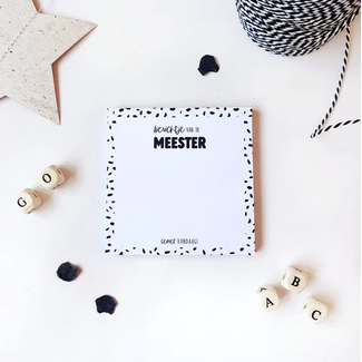 Kadoset | Post it Meester + Potlood Meester