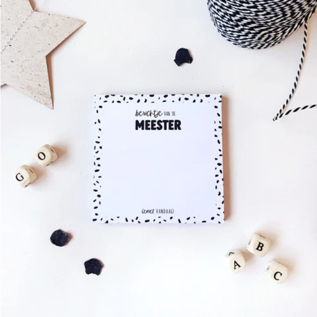 Kadoset | Post it Meester + Potlood Meester